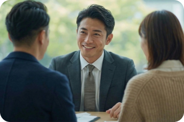 Step2 担当者が未公開物件を探すイメージ